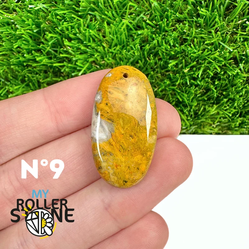 Colgante perforado Bumblebee Jasper Neo 5A