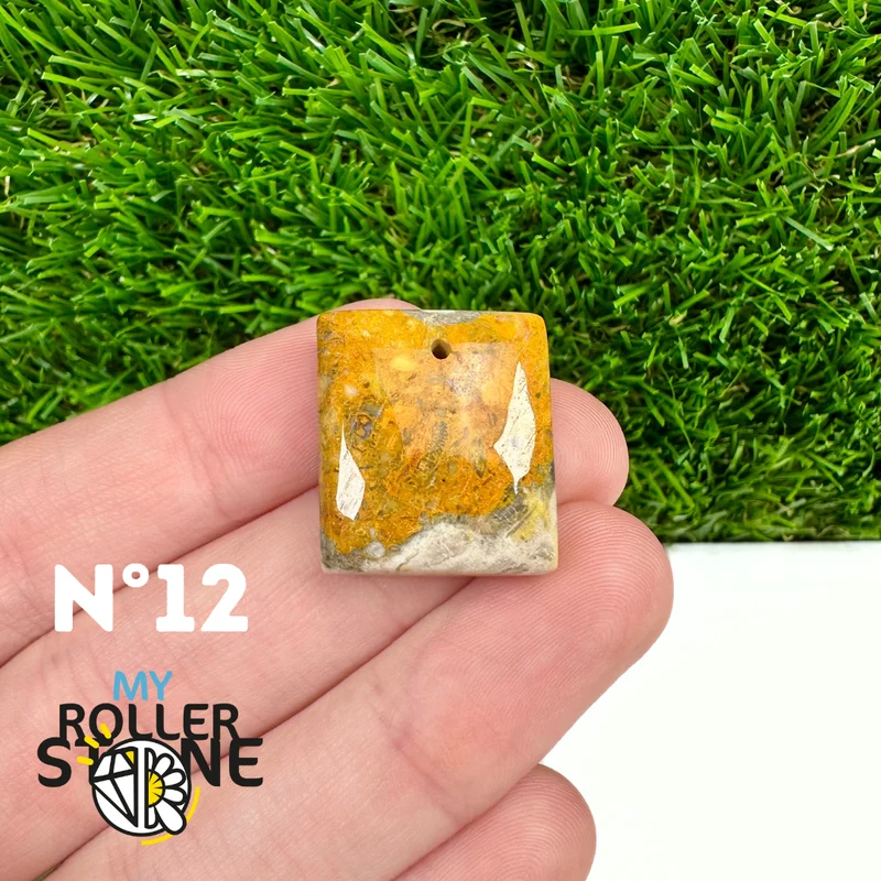 Colgante perforado Bumblebee Jasper Neo 5A