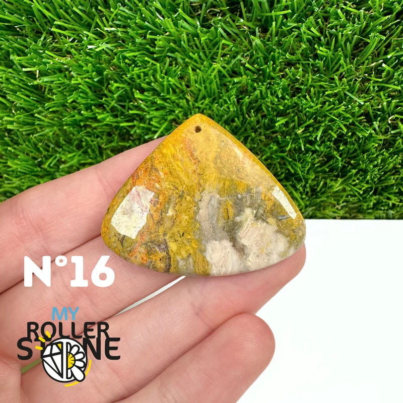 Colgante perforado Bumblebee Jasper Neo 5A