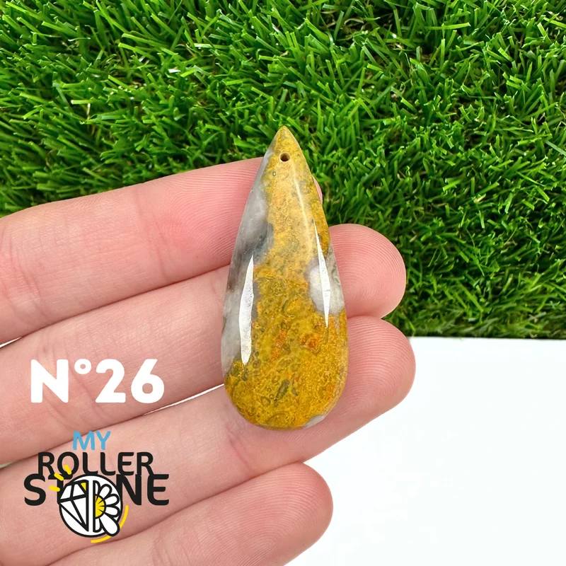 Colgante perforado Bumblebee Jasper Neo 5A