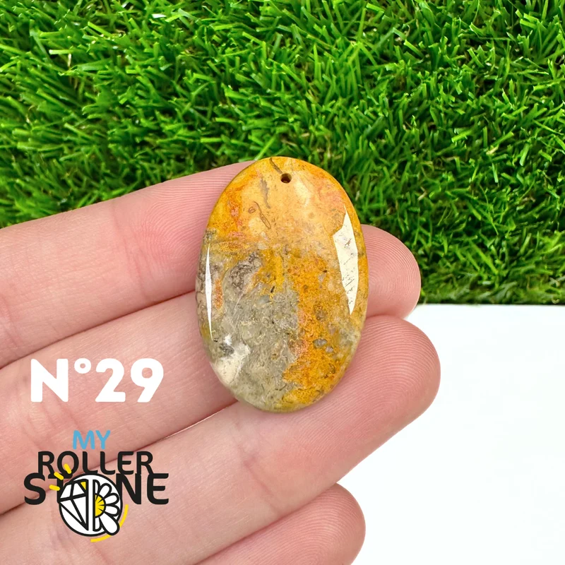 Colgante perforado Bumblebee Jasper Neo 5A