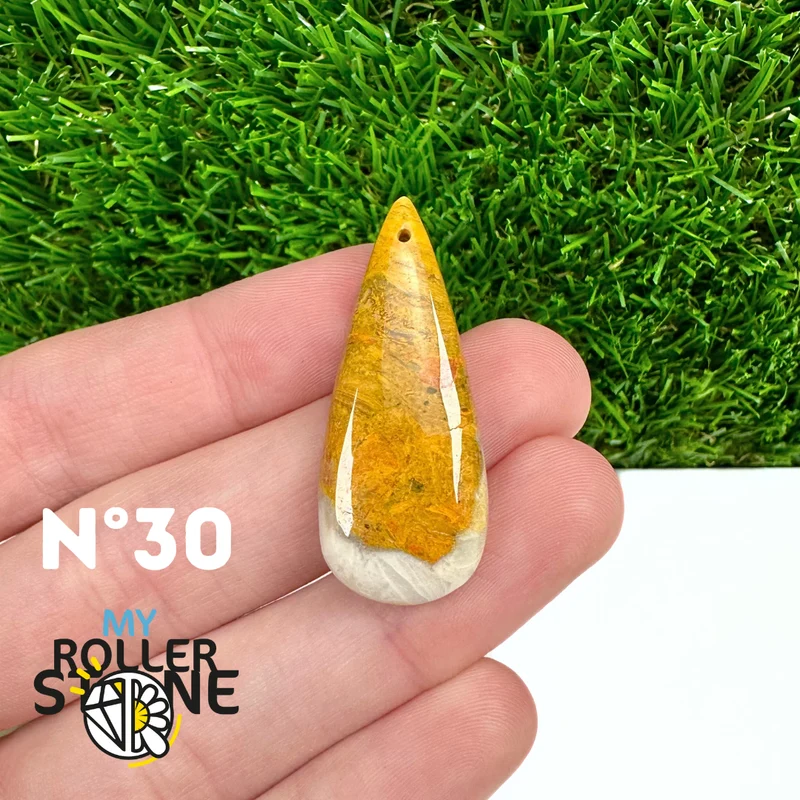 Colgante perforado Bumblebee Jasper Neo 5A