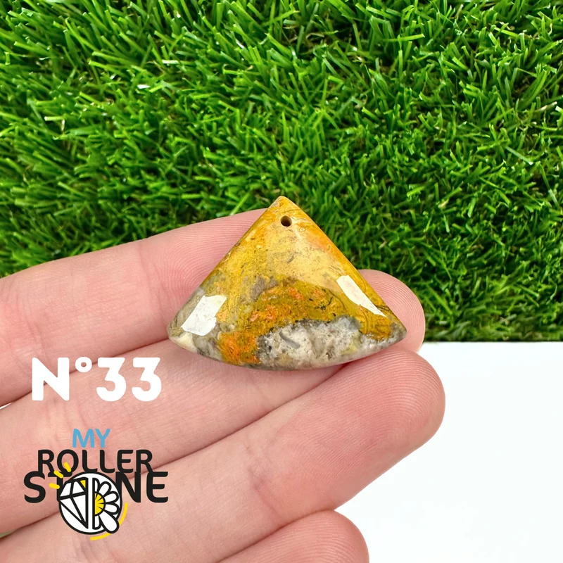 Colgante perforado Bumblebee Jasper Neo 5A
