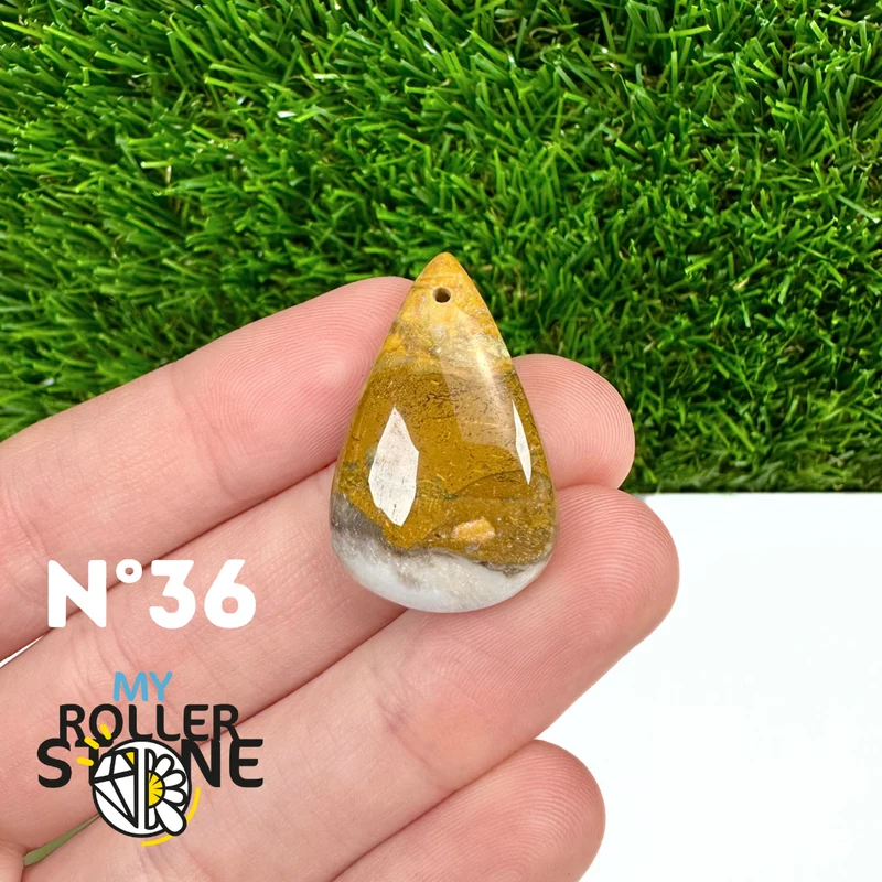 Colgante perforado Bumblebee Jasper Neo 5A