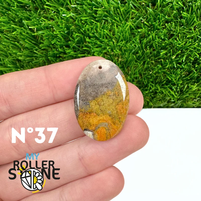 Colgante perforado Bumblebee Jasper Neo 5A