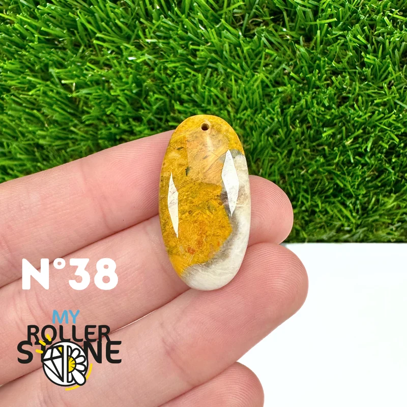 Colgante perforado Bumblebee Jasper Neo 5A