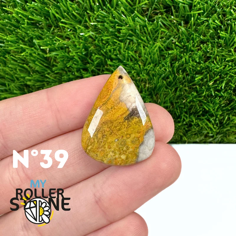 Colgante perforado Bumblebee Jasper Neo 5A