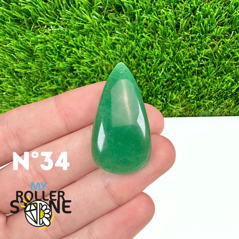 Colgante de aventurina, perforado, 5A