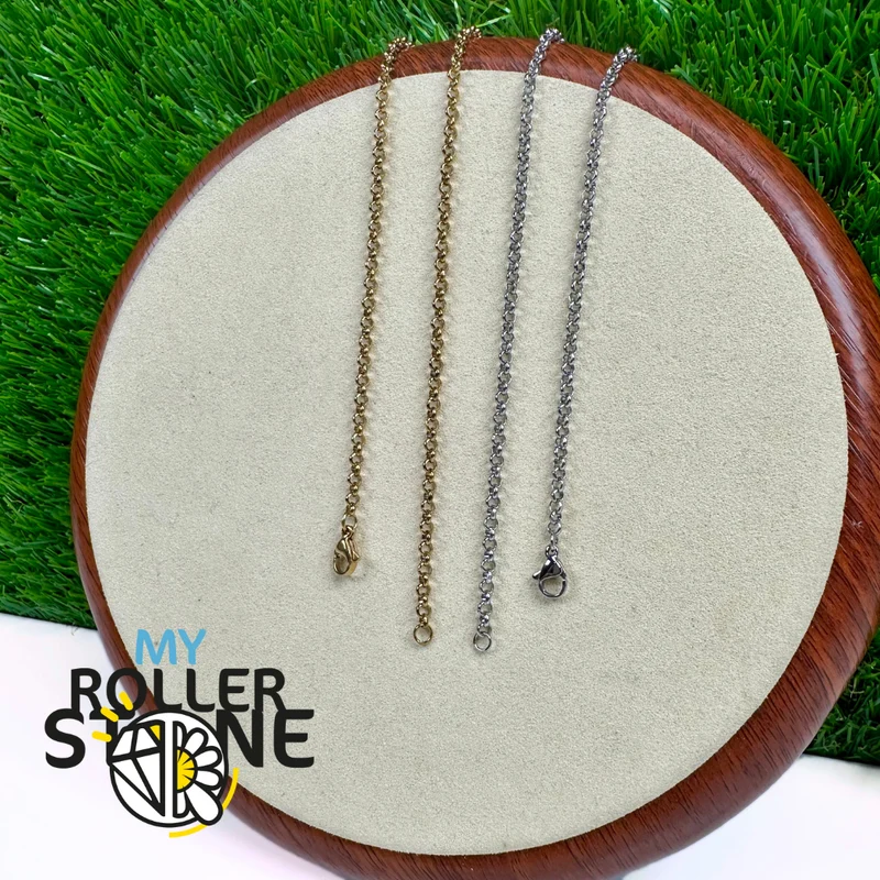 Cadena Rolo grande de acero inoxidable 304 (60 cm)