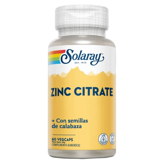 Zinc 50 Mg 60 Capsulas | Solaray
