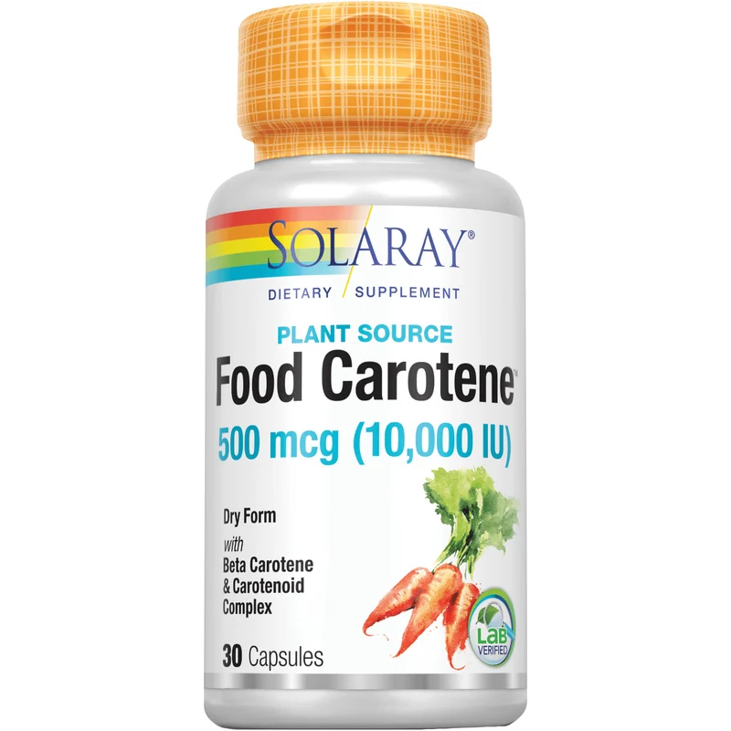 Food Carotene 30 Perlas | Solaray