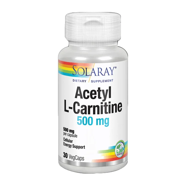 Acetyl L Carnitine 500 Mg 30 Capsulas | Solaray