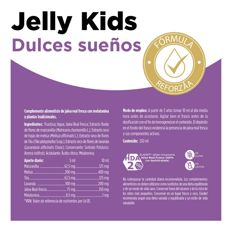 Jelly Kids Dulces Sueños Jarabe 250 ml | Eladiet