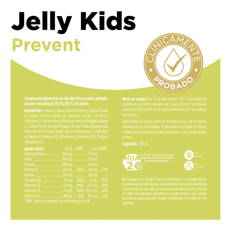 Jelly Kids Prevent Jarabe 250 ml | Eladiet