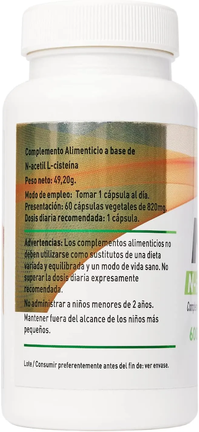 NAC 600mg (Pulmones, Glutation Top)