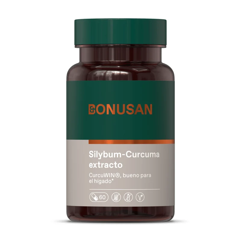 Silybum Curcuma Extracto 60 Capsulas | Bonusan