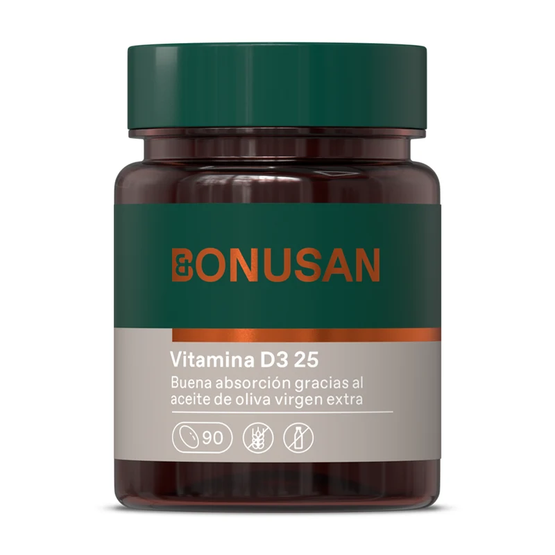 Vitamina D3 25 mcg 1000 UI 90 Capsulas | Bonusan