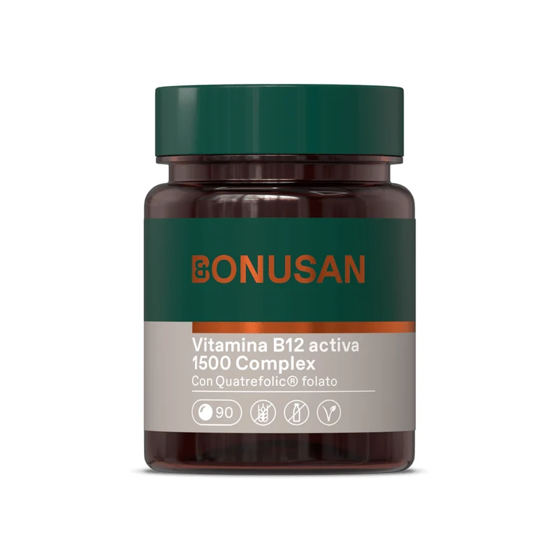 Coenzima B12 1500 mcg Plus 90 Tabletas | Bonusan