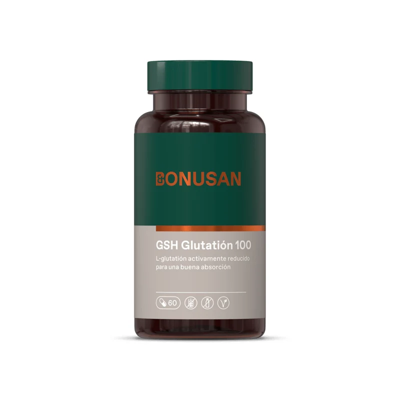 GSH Glutation 100 mg 60 Capsulas | Bonusan