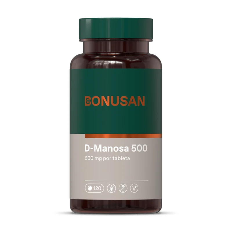 D Manosa 500 mg 120 Tabletas | Bonusan