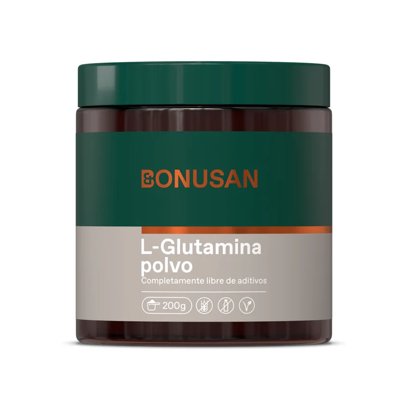 L Glutamina en Polvo 200 gr | Bonusan