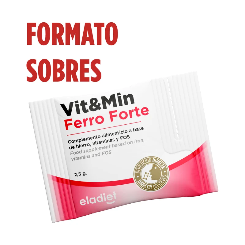 Vit&Min Ferro Forte 20 Sobres | Eladiet