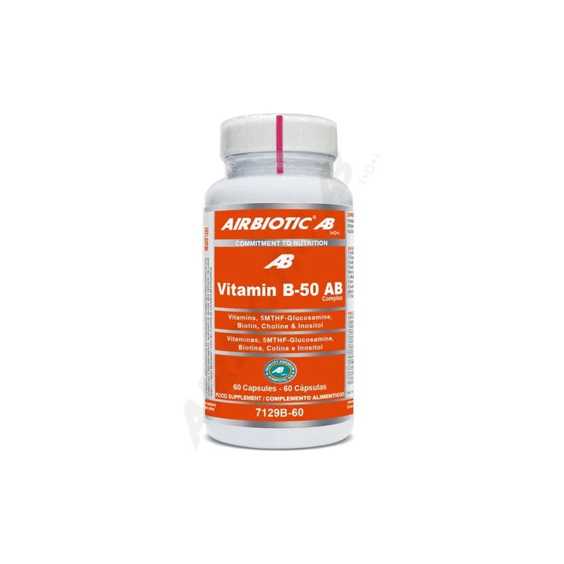 Vitamina B-50 Complex 60 Capsulas | Airbiotic AB