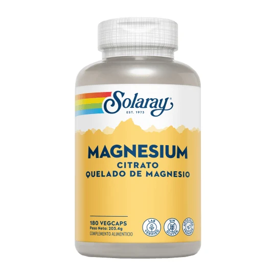 Magnesium Citrate 180 Capsulas | Solaray