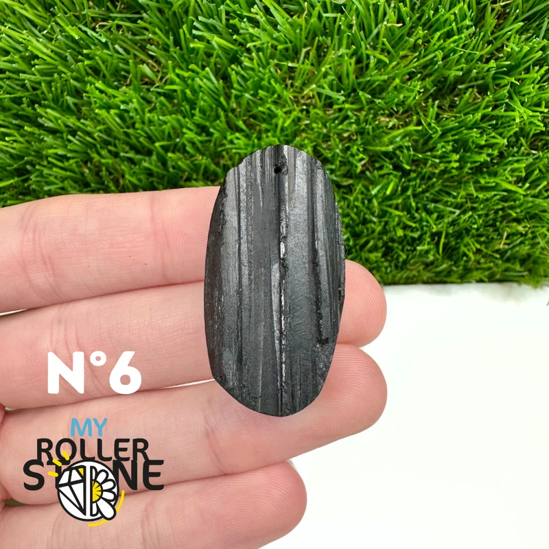 Colgante de turmalina negra 5A Pierce