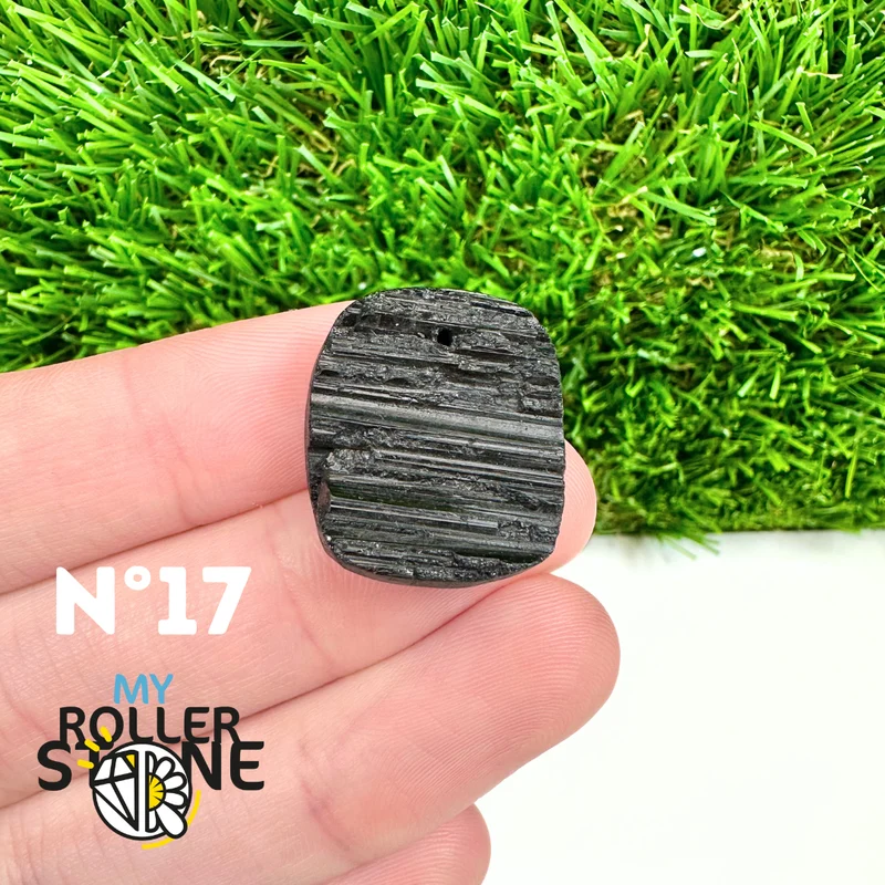 Colgante de turmalina negra 5A Pierce