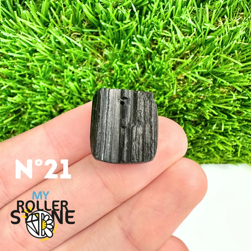 Colgante de turmalina negra 5A Pierce