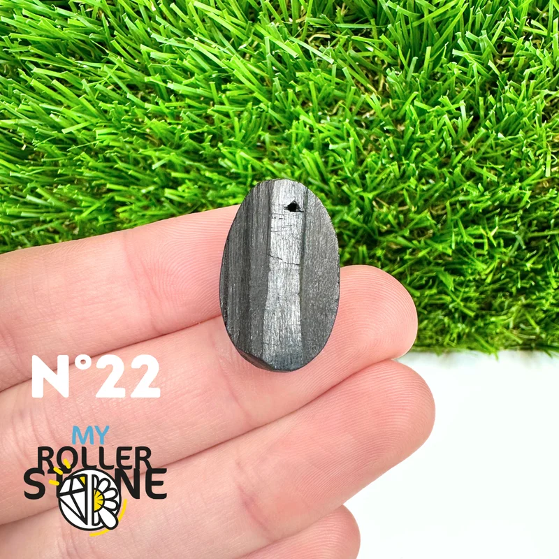 Colgante de turmalina negra 5A Pierce