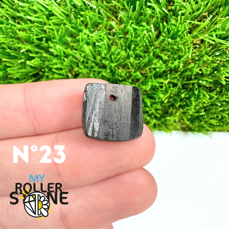 Colgante de turmalina negra 5A Pierce
