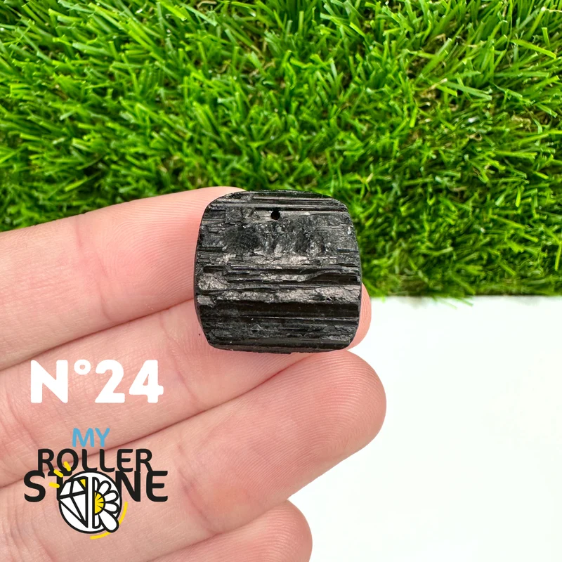 Colgante de turmalina negra 5A Pierce