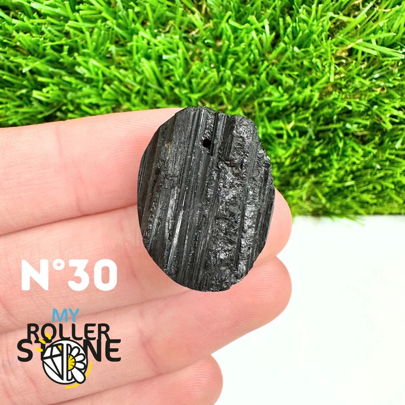 Colgante de turmalina negra 5A Pierce