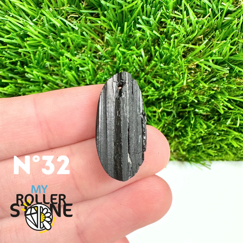 Colgante de turmalina negra 5A Pierce
