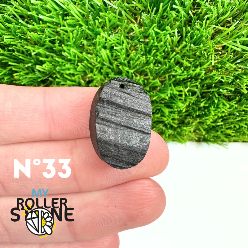 Colgante de turmalina negra 5A Pierce