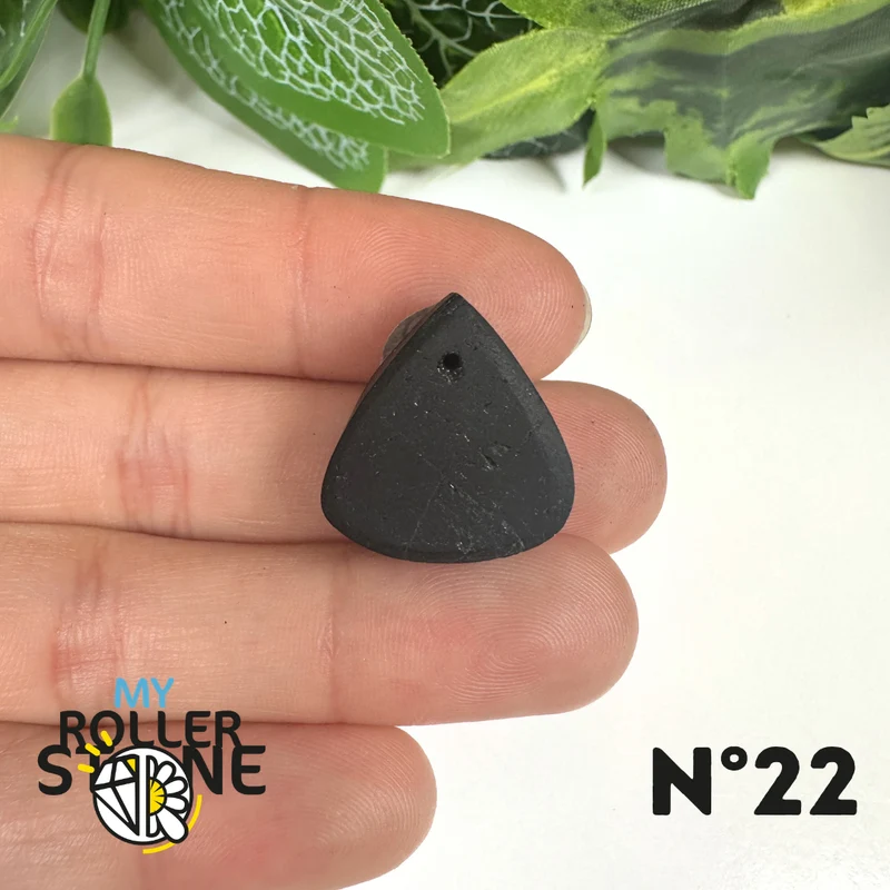 Colgante de turmalina negra 5A Pierce