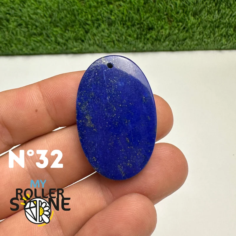 Colgante de lapislázuli de forma libre 5A