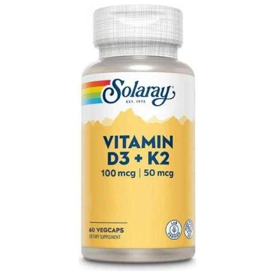 Vitamina D3 & K2 Capsulas | Solaray