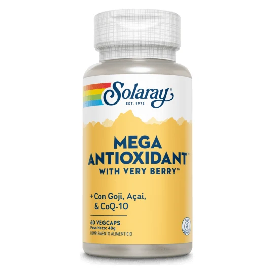 Mega Antioxidant Very Berry 60 Capsulas | Solaray