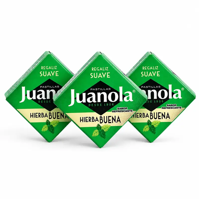 Juanola Pastillas Hierbabuena Pack 3 x 5.4 gr
