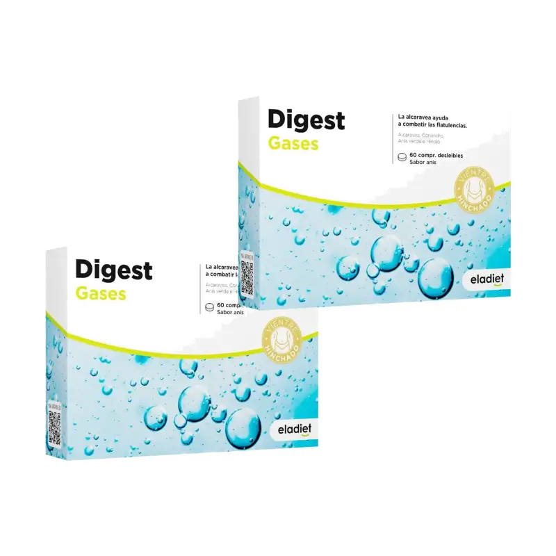 Eladiet Digest Gases (Aero), Pack 2 x 60 comprimidos
