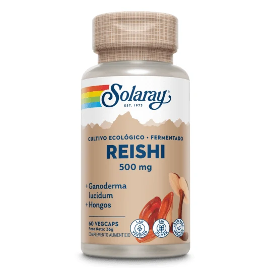 Fermented Reishi 500 mg 60 Capsulas | Solaray