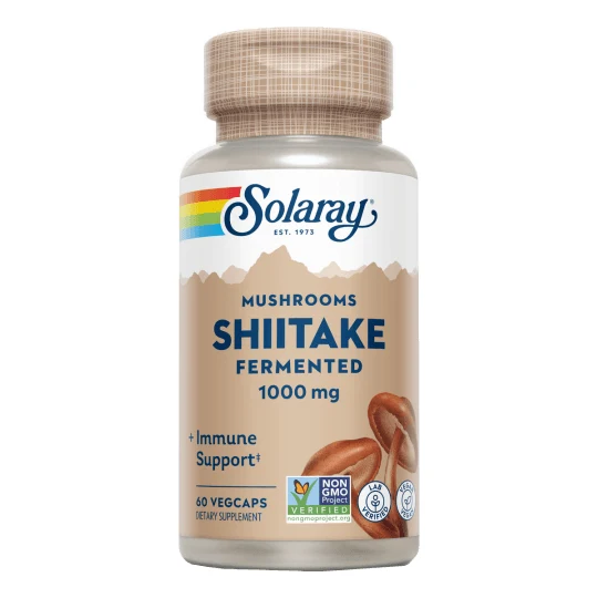 Fermented Shiitake 500 mg 60 Capsulas | Solaray