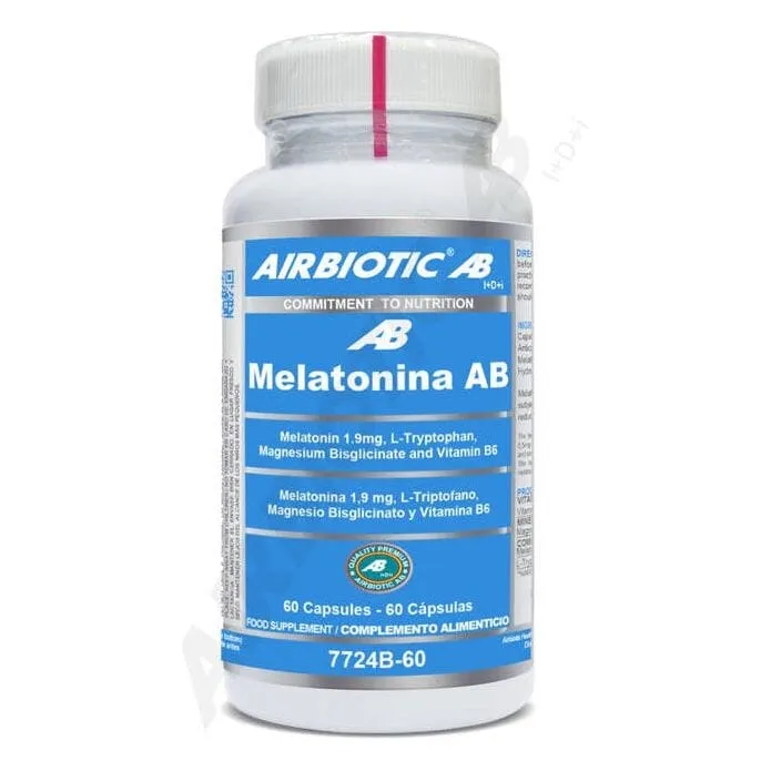 Melatonina 60 Capsulas | Airbiotic AB