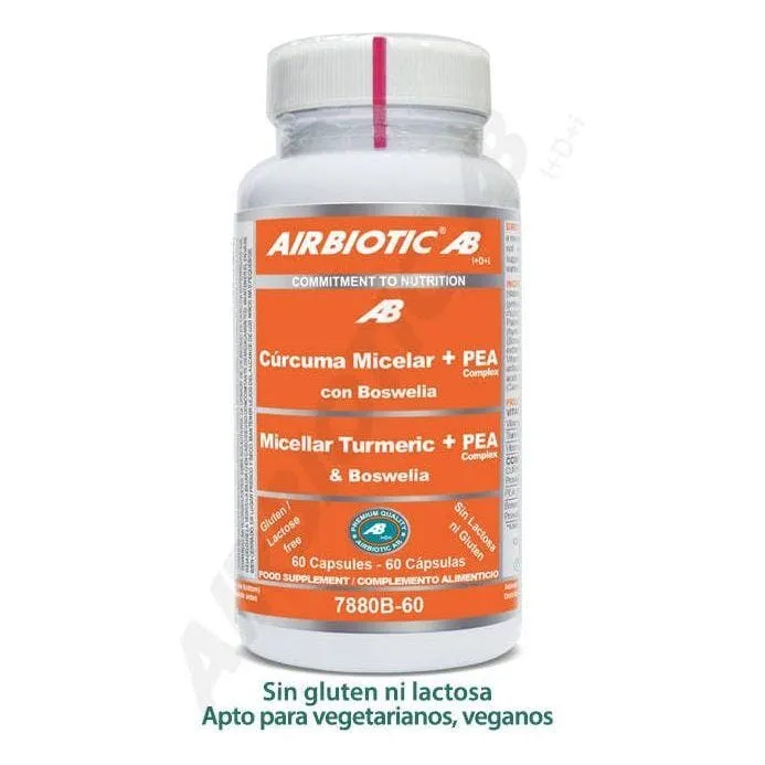 Curcuma Micelar + Pea Complex 60 Capsulas | Airbiotic AB