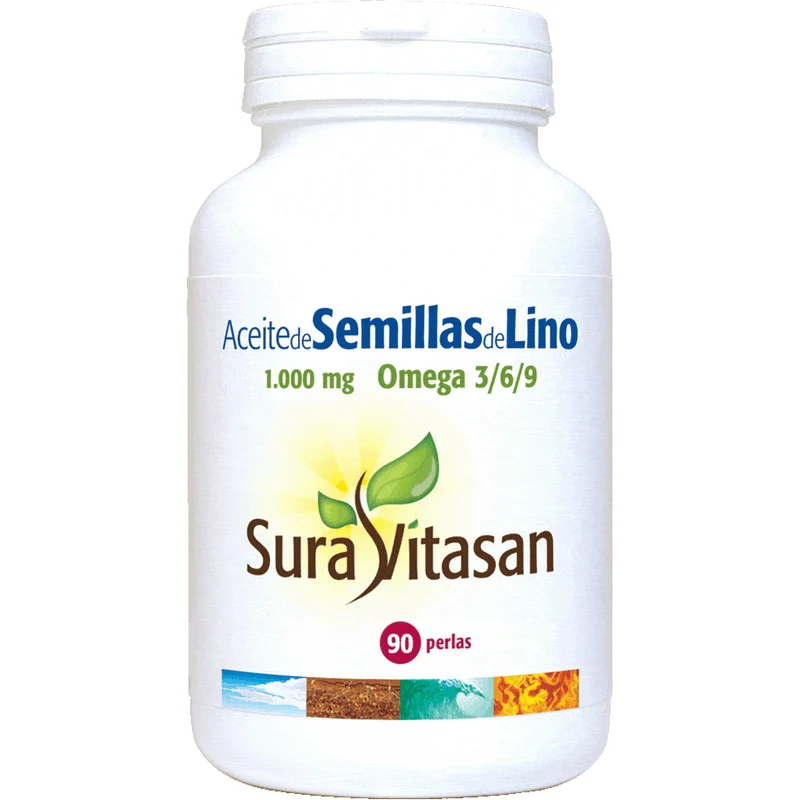 Aceite de Semillas de Lino 90 Perlas | Sura Vitasan
