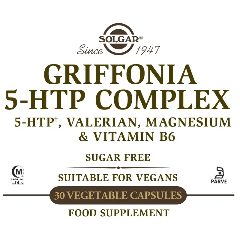 Solgar Griffonia 5 HTP Complex, 30 capsules