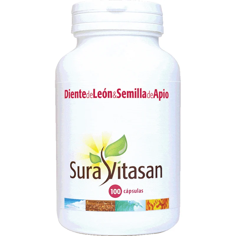 Diente de Leon & Semilla de Apio 100 Capsulas | Sura Vitasan